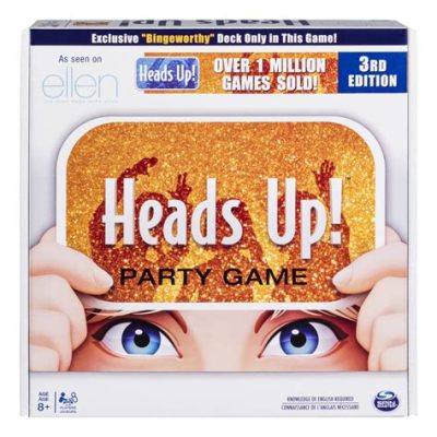 Headline: Heads Up! A Hilarious Party Game for Testing Your Knowledge and Charades Skills!